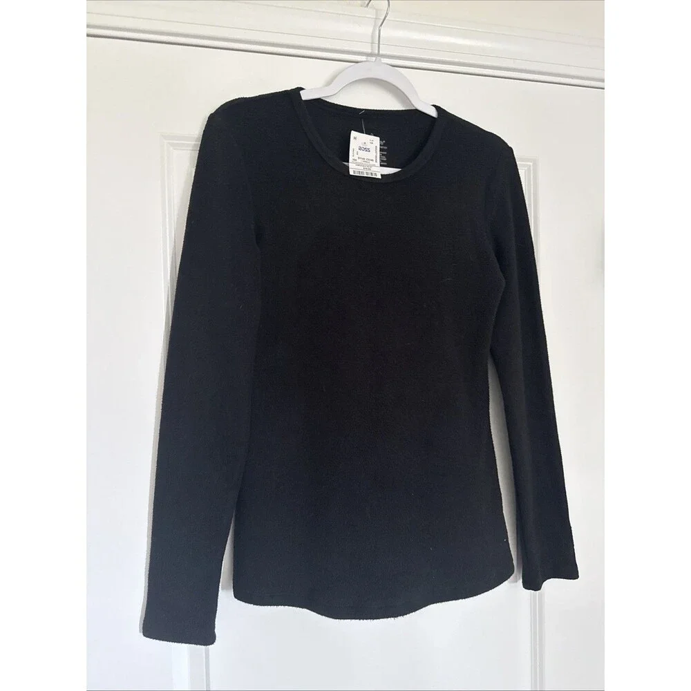 Cuddl Duds Fleecewear with Stretch Long Sleeve Crew NWT SMALL